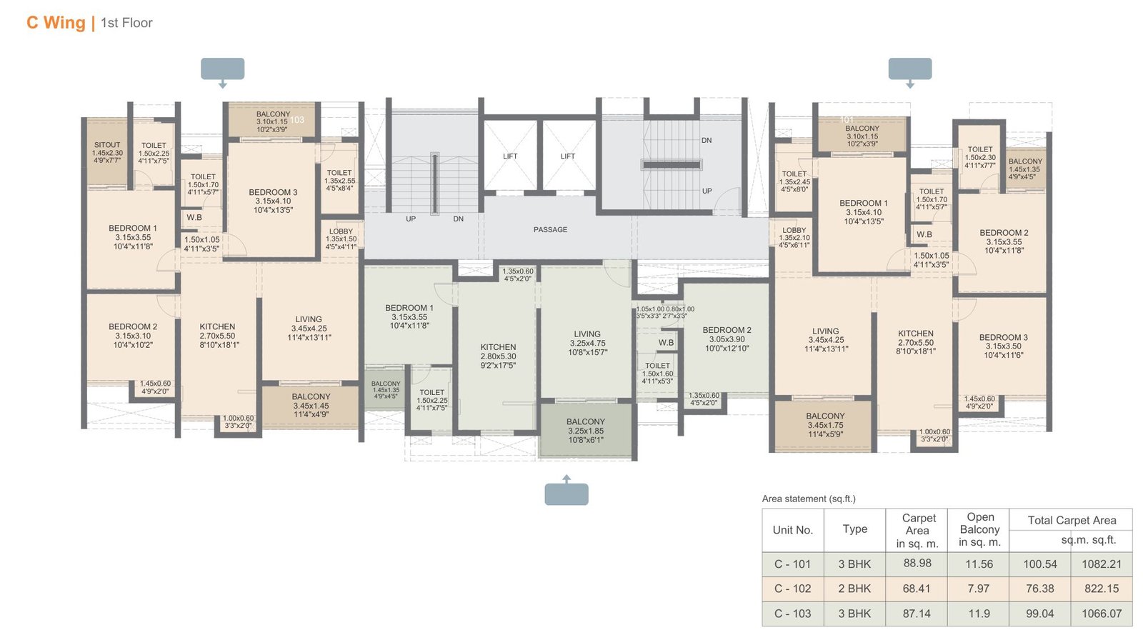 Rohan-VITI-C-Wing-1-st-Floor