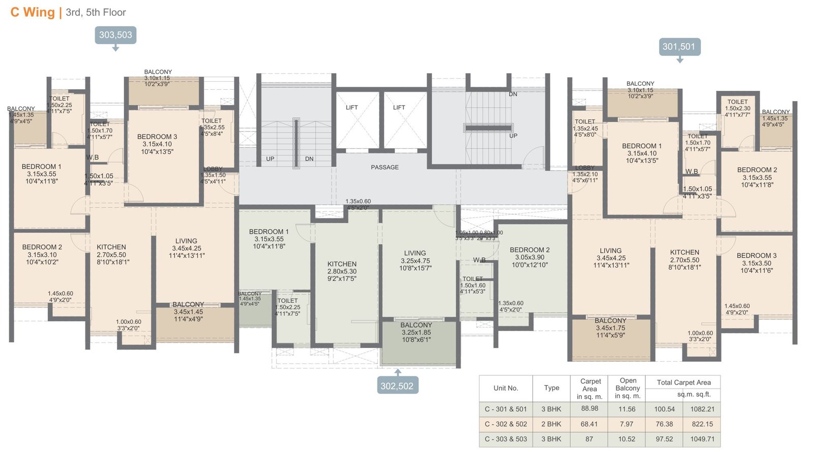 Rohan-VITI-C-Wing-3rd-5-th-Floor